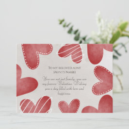 Happy Valentines Day to My Tante Feiertagskarte