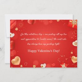 Happy Valentines Day to My Tante Feiertagskarte