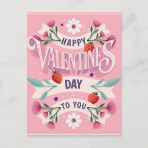 Happy Valentines Day to You Postkarte