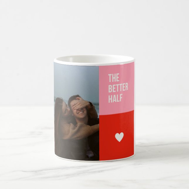 Happy Valentines Day, Valentinstag Geschenke, Foto Kaffeetasse (Mittel)