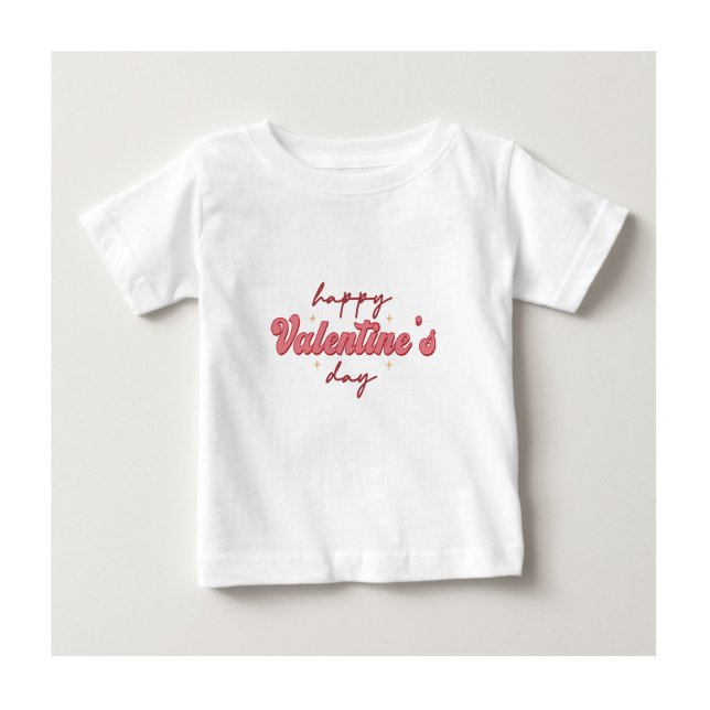 Happy Valentine's Day White T-ShirtT-Shirt Baby T-shirt (happy valentine day white t shirt)