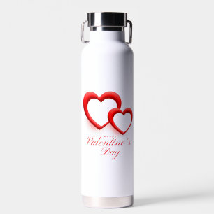 Happy Valentine's Day with Two Hearts-23540 Trinkflasche