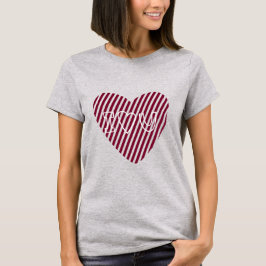 Happy Valentine's Day Women Gray T - Shirt