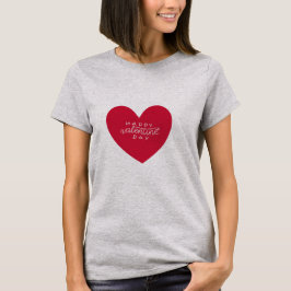 Happy Valentine's Day Women's Heart T-Shirt