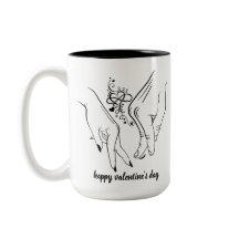 Happy Valentine's Day Zwei-Tone-Tasse