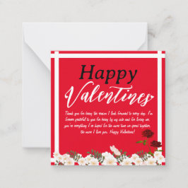 Happy Valentines Liebe Day Valentine Card Mitteilungskarte