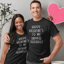 Happy Valentine's lustiges Zitat-Paar Monogramm