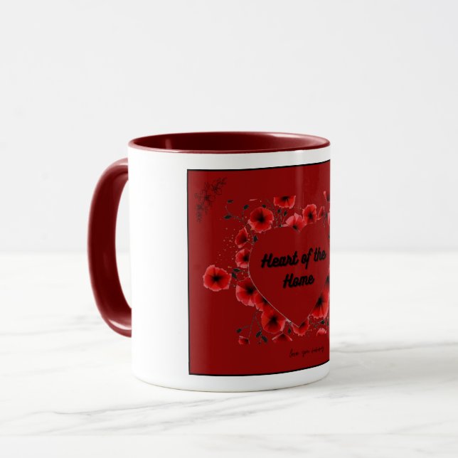 Happy Valentines Mama Tasse (Vorderseite Links)