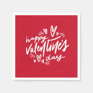 Happy Valentines Serviette