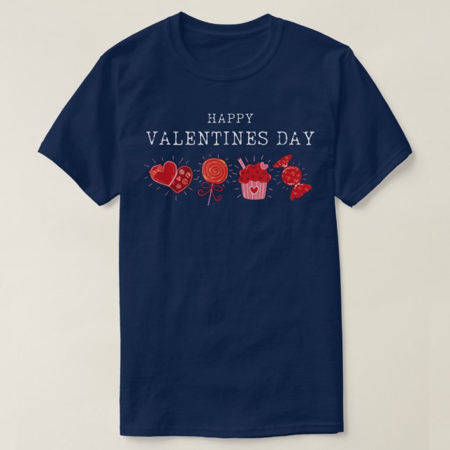 Happy Valentines Shirt Candy 1302 (Design vorne)