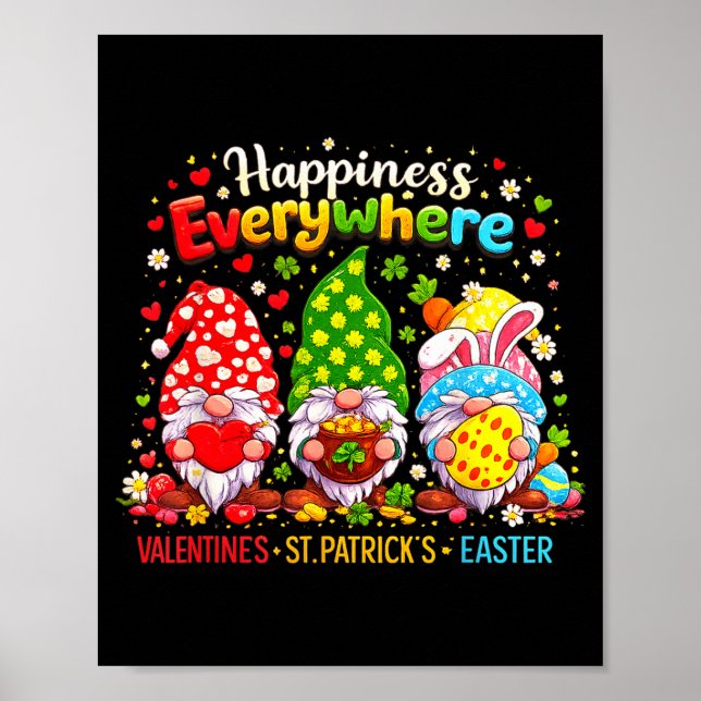 Happy Valentines St Patrick Easter Happy Holiday G Poster (Vorne)