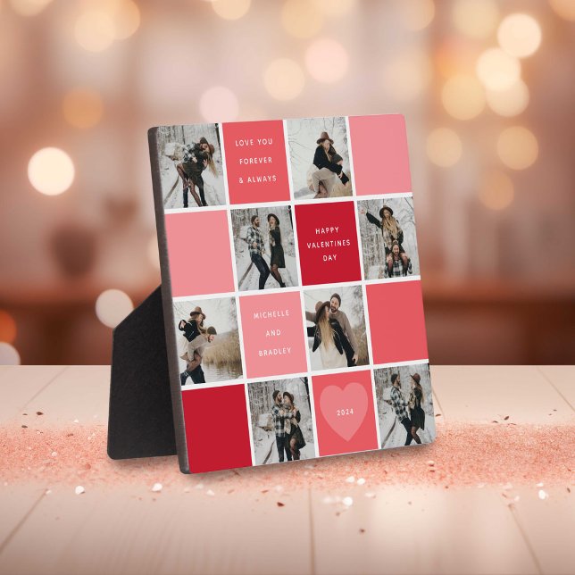 Happy Valentines Tag 8 Foto Grid Fotoplatte (Von Creator hochgeladen)