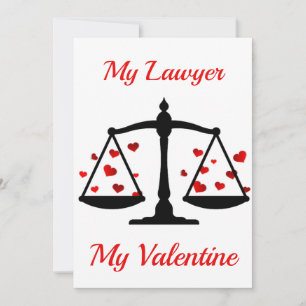 Happy Valentines Tag mein Anwalt Feiertagskarte