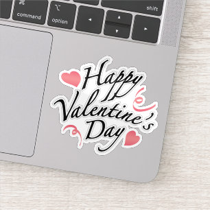 Happy Valentines Tagesaufkleber Aufkleber