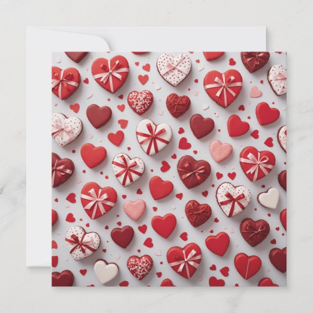 Happy Valentines Tageskarte (Vorderseite)