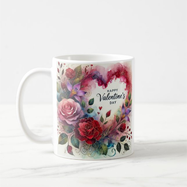 Happy Valentines Tasse (Links)
