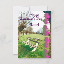 Happy Valentines Watercolor Garden Benz