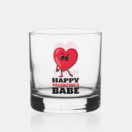 Happy Valentins Babe-Trinkbehälter-Set Whiskyglas