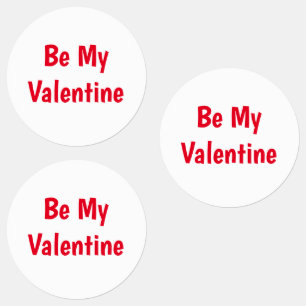 Happy Valentins Day Add Name Familienname Text det Etiketten