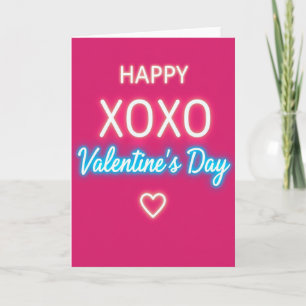 Happy Valentins Xoxo Karte