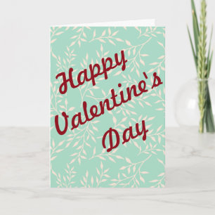 Happy Valentinstag nicht traditionell Feiertagskarte