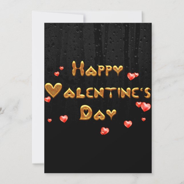 Happy Valentnes Tag Feiertagskarte (Vorderseite)
