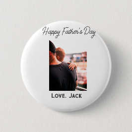 Happy väterliche Foto moderne Liebe einfache Vater Button