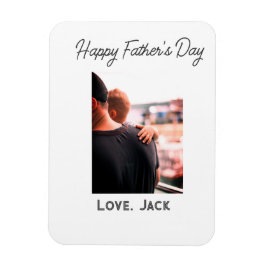 Happy väterliche Foto moderne Liebe einfache Vater Magnet