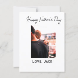 Happy väterliche Foto moderne Liebe einfache Vater Postkarte