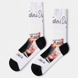 Happy väterliche Foto moderne Liebe einfache Vater Socken