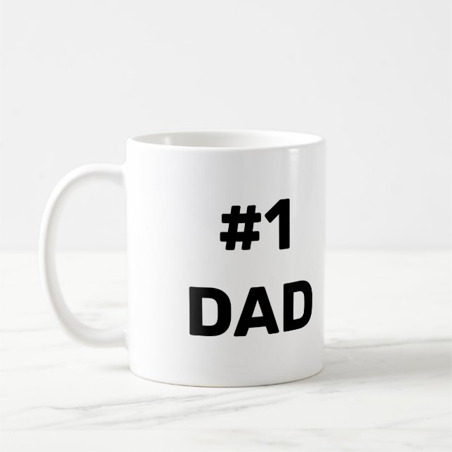 Happy Vatertag #1 Vater Kaffeetasse (Links)