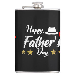 Happy Vatertag 2025 Hemd für Men Vater Opa Flachmann