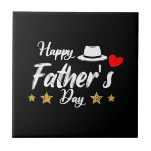 Happy Vatertag 2025 Hemd für Men Vater Opa Fliese