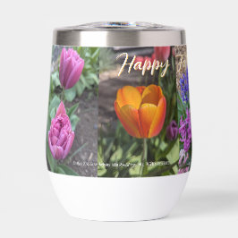 Happy Vatertag 2025 von RoseWrites Water Flasche