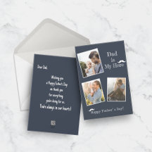 Happy Vatertag 3 Foto Ferienkarte