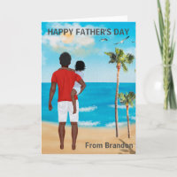 Happy Vatertag aus Brünett braunem Kinderhaar