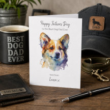 Happy Vatertag Bester Corgi Hund Vater Personalisi