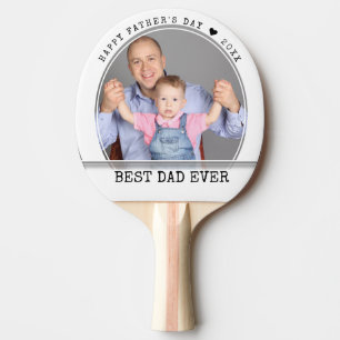 Happy Vatertag Bester Vater je Foto Tischtennis Schläger