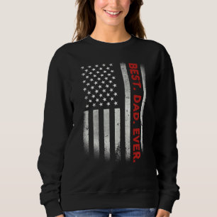 Happy Vatertag Bester Vater je mit US-Amerikanern Sweatshirt