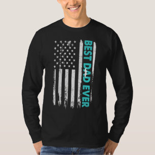 Happy Vatertag Bester Vater je mit US-Amerikanern T-Shirt