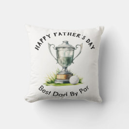 Happy Vatertag Bester Vater Par Golf Trophäe Kissen