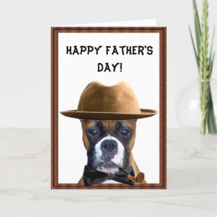 Happy Vatertag Boxer Karte