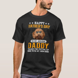 Happy Vatertag Cockerpoo Hund Vater für Männer T-Shirt