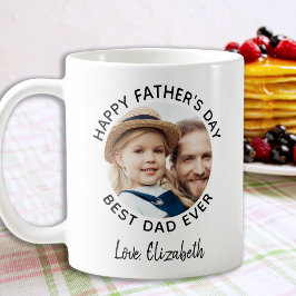 Happy Vatertag Custom Foto Bester Vater je Kaffeetasse