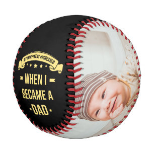 Happy Vatertag Custom Fotos Baseball
