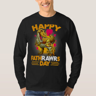 Happy Vatertag Dinosaurier Sohn für Vater Trex Tod T-Shirt