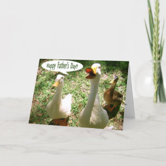 Happy Vatertag - Enten Karte