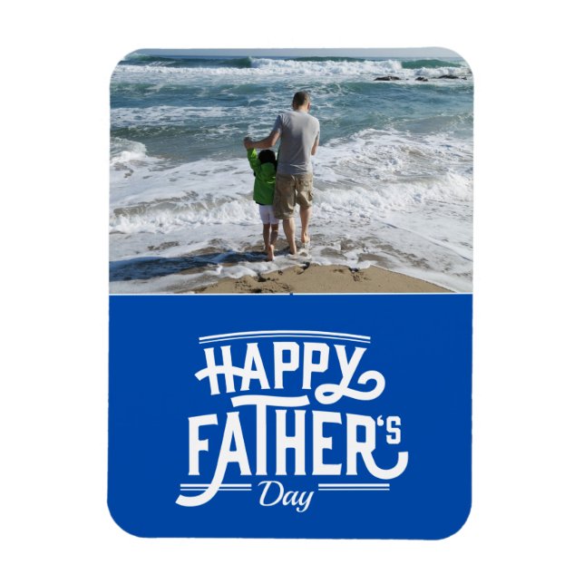 Happy Vatertag Flexible Foto Magnet (Vertikal)