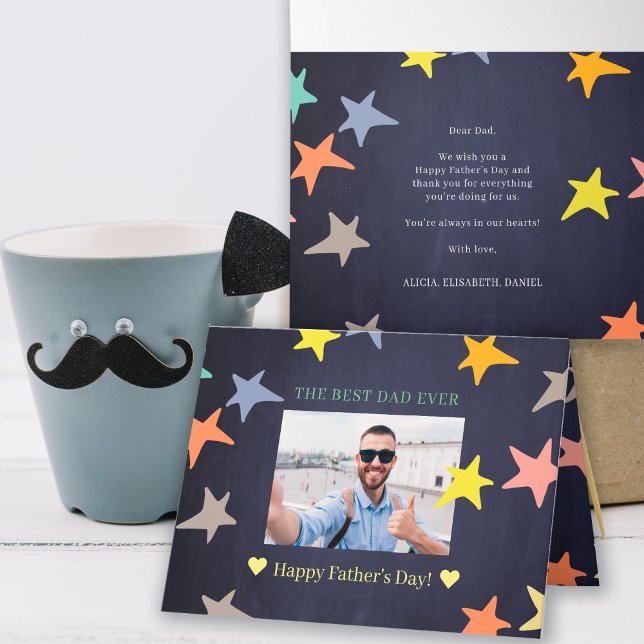 Happy Vatertag Foto besten Vater je Karte (Von Creator hochgeladen)