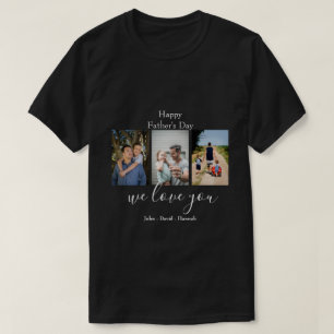 Happy Vatertag Foto Collage T - Shirt